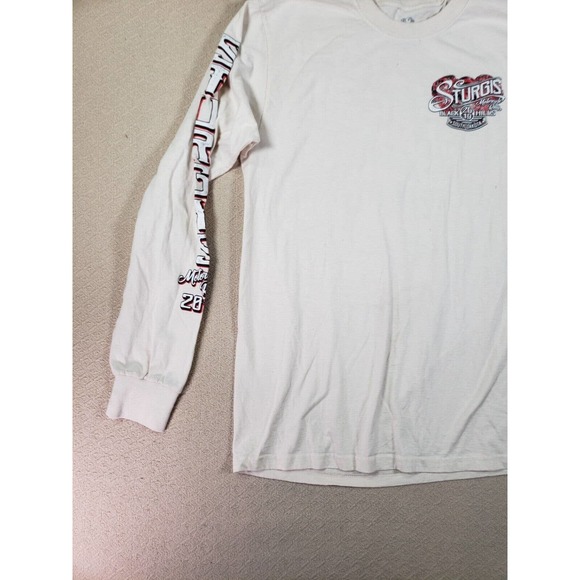 Fruit Of The Loom Shirt Mens Medium White Sturgis Motorcycle Rally South Dakota - Picture 2 of 13